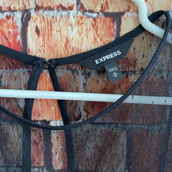 Black mesh top - Picture 4 of 4